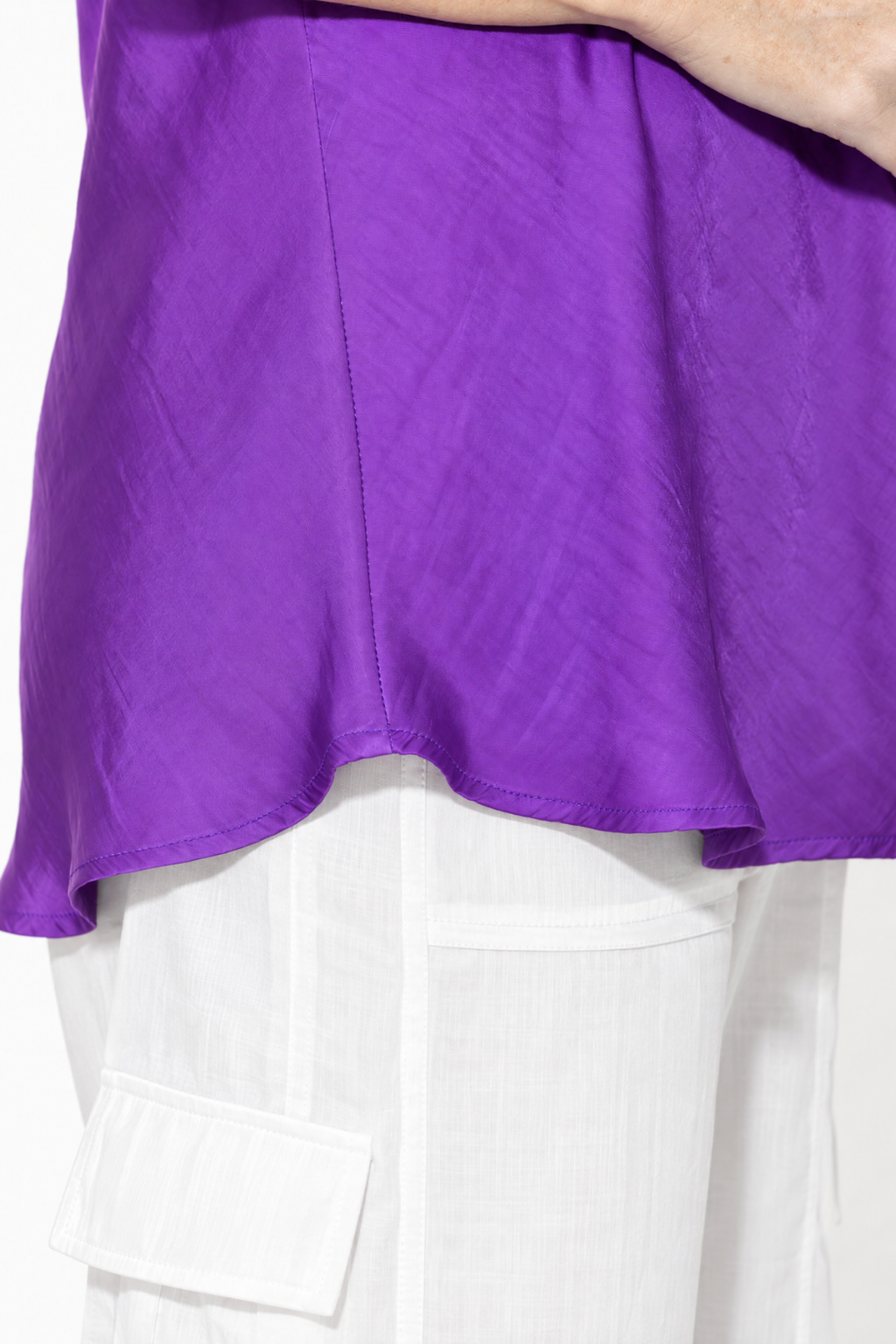 Purple Glow Bias Cami