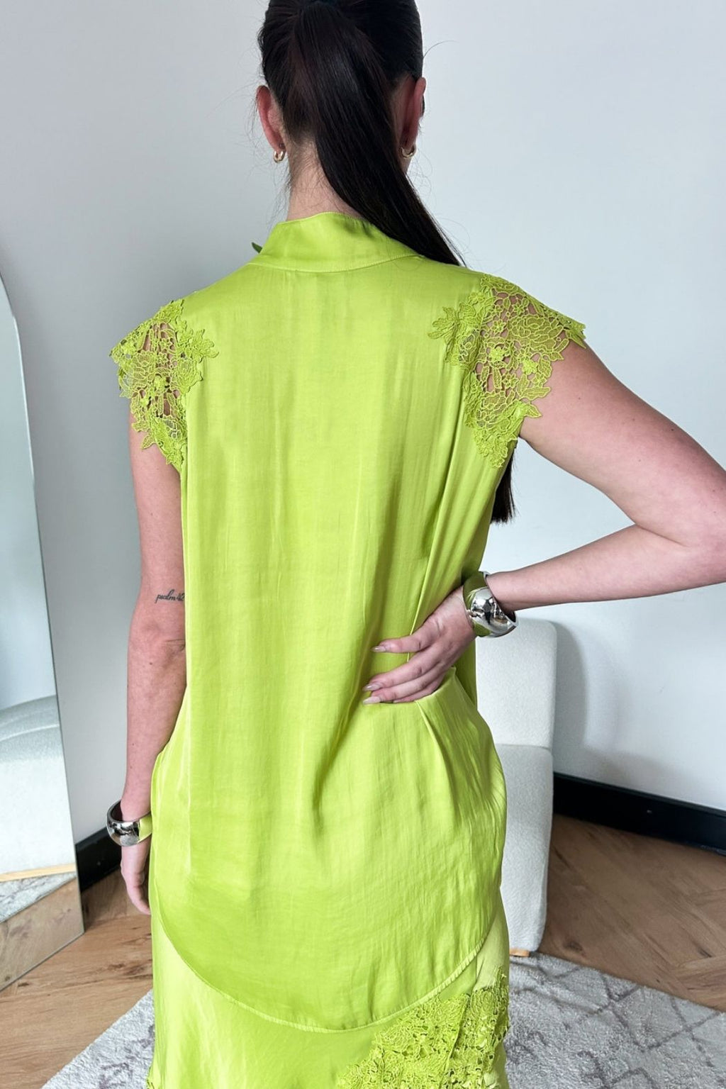 Chartreuse Glow Madrid Blogger Shirt