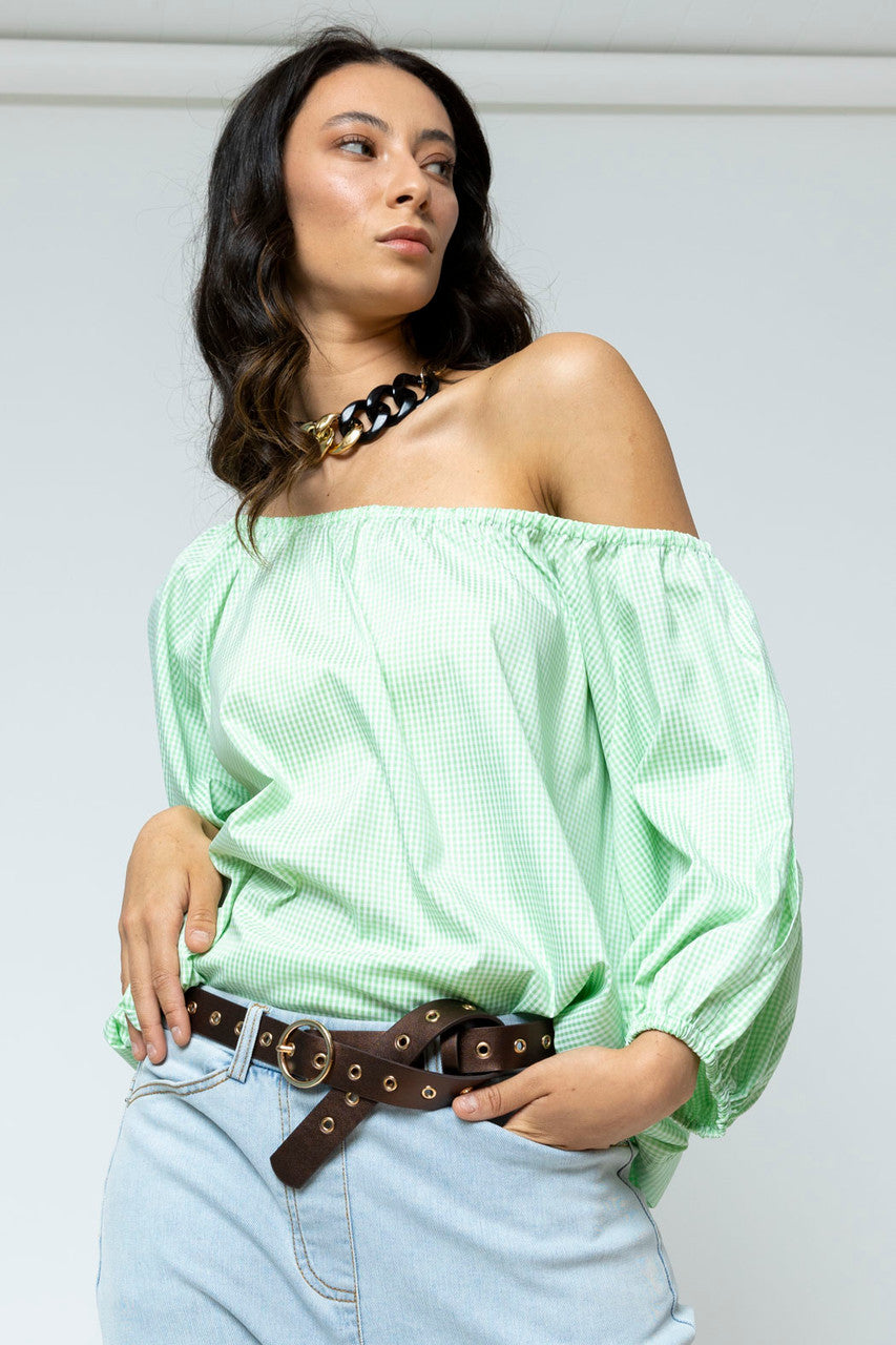 Deep Rose Eyelet Belt
