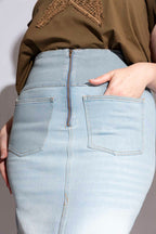 Light Denim Nevada Skirt