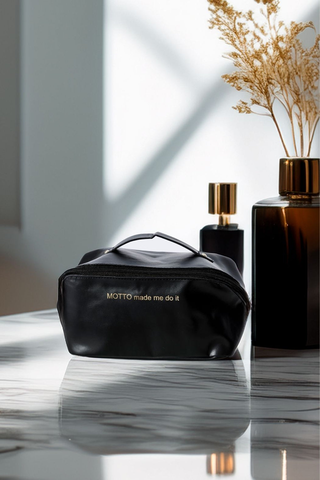 Black Make-Up Bag