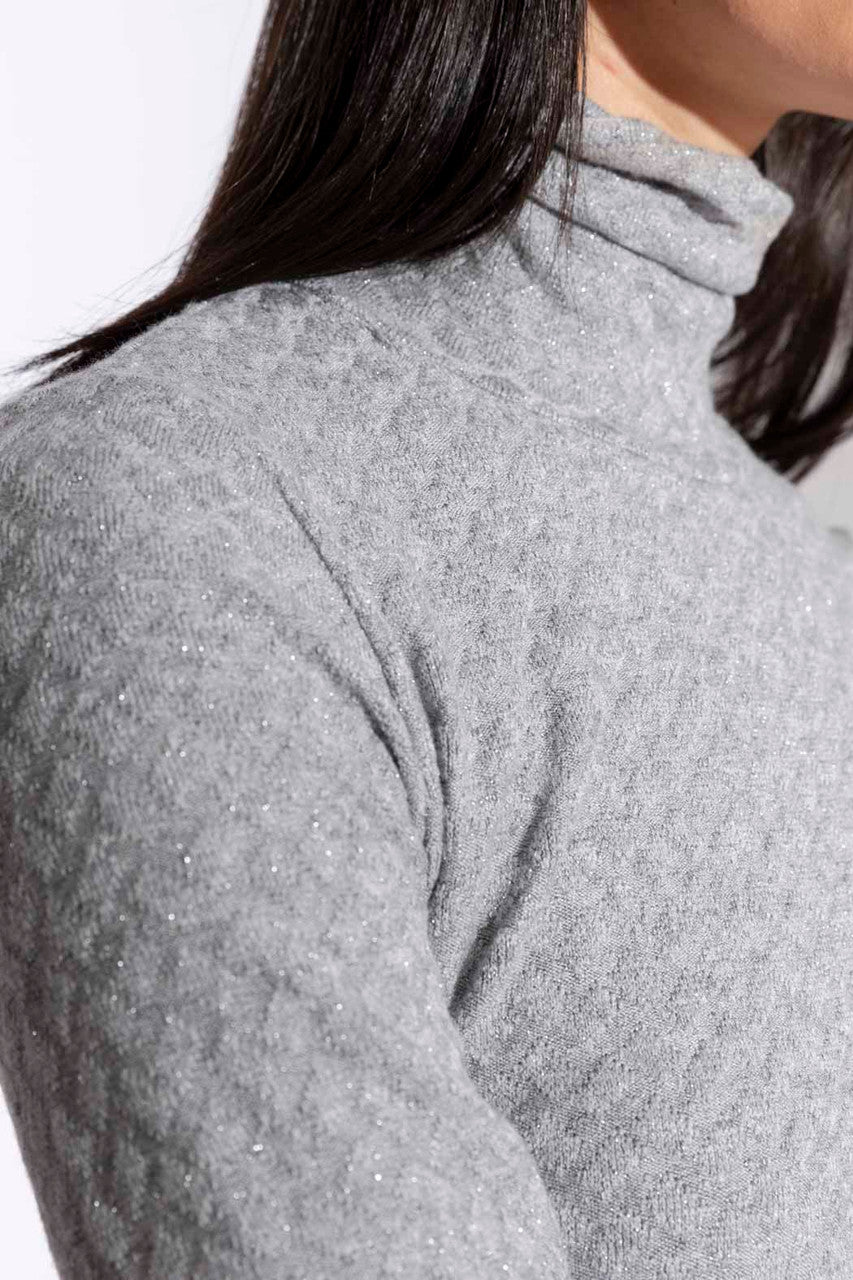 Skivvy In Grey Sparkle
