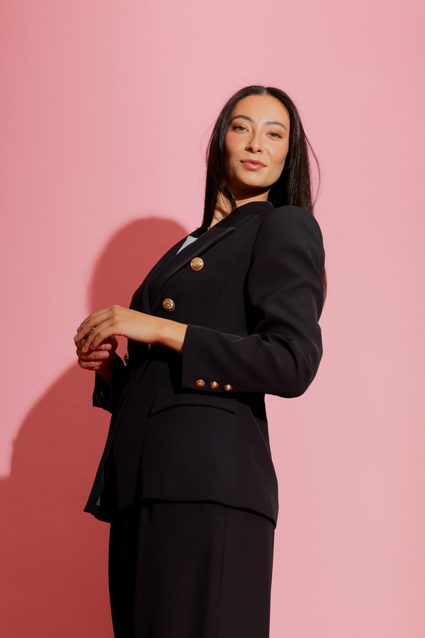 Black Euro Sisca Blazer