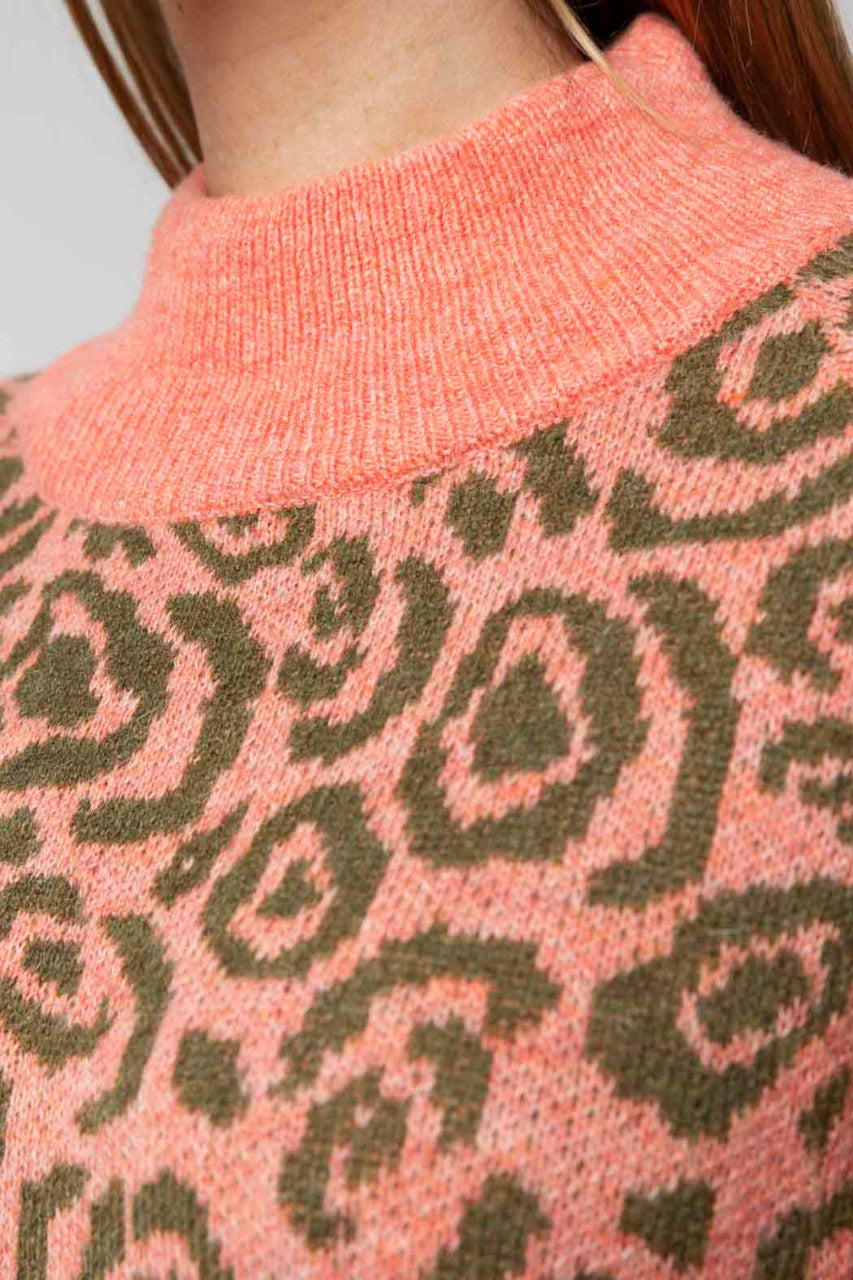 Coral Forest Rose Jumper - FINAL SALE