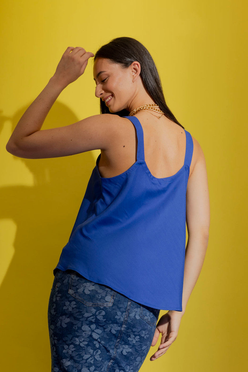 Cobalt Wide Strap Cami