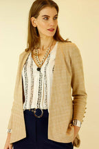 Gold Sparkly Chain Necklace