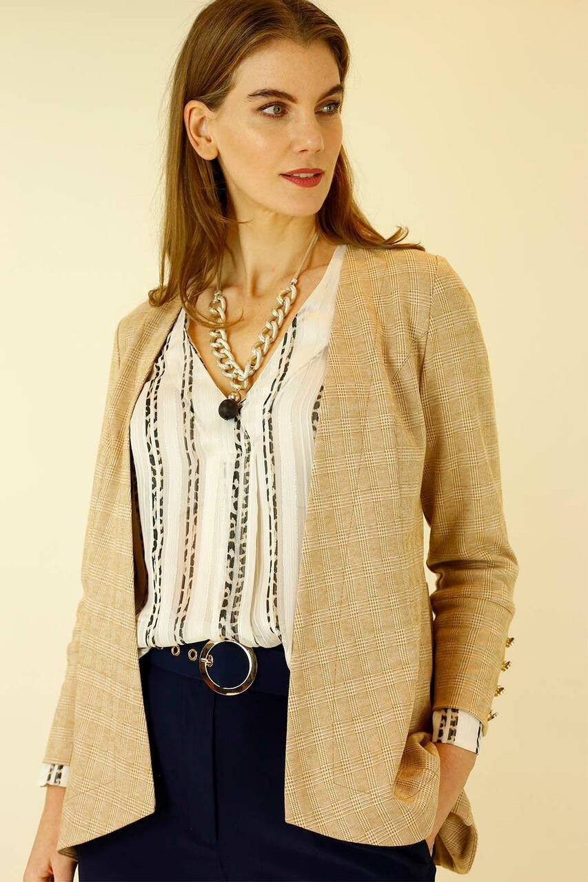 Gold Sparkly Chain Necklace