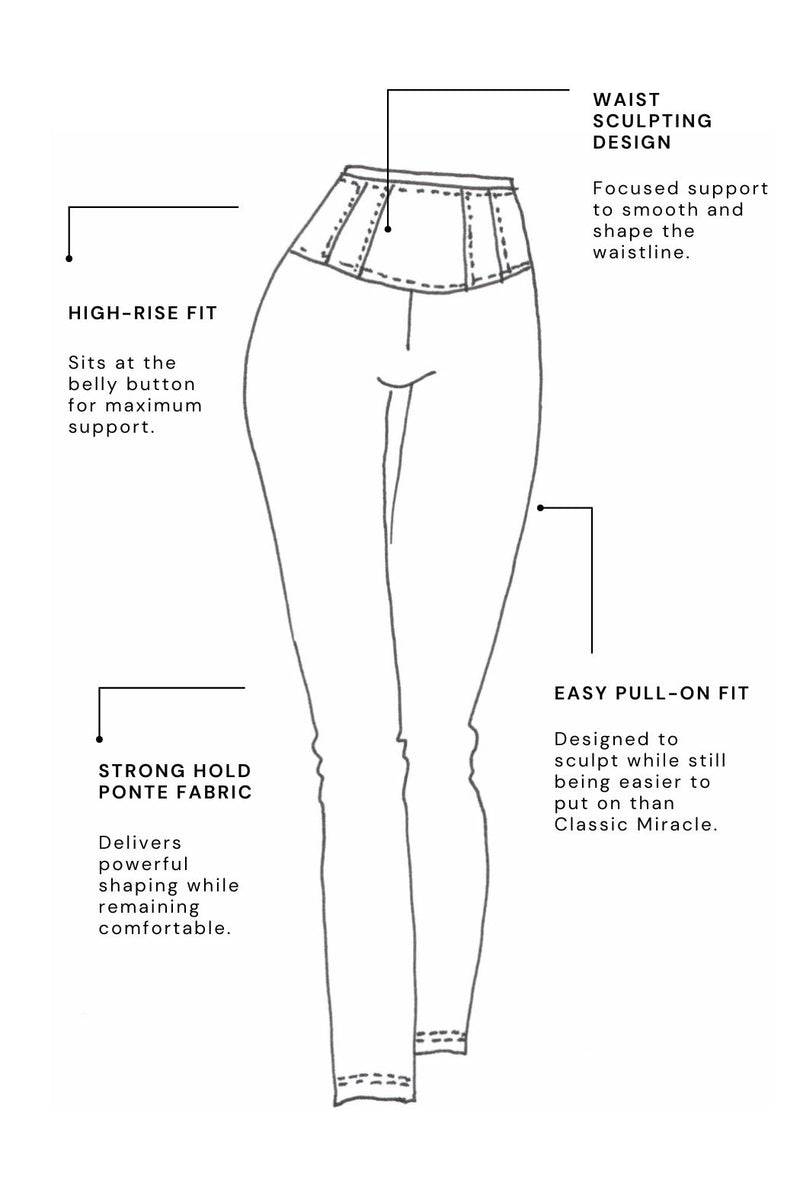 Deep Red Faux Leather Classic Miracle Pant