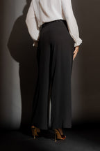 Black Pinstripe Cleo Pant Black Pinstripe