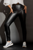 Black Coated Miracle Pants