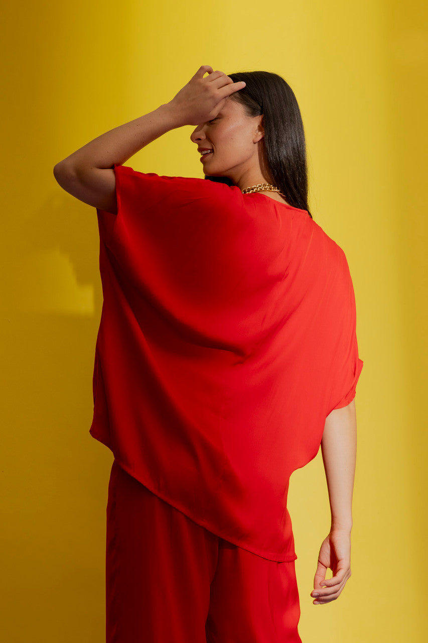 Red Bondi Top