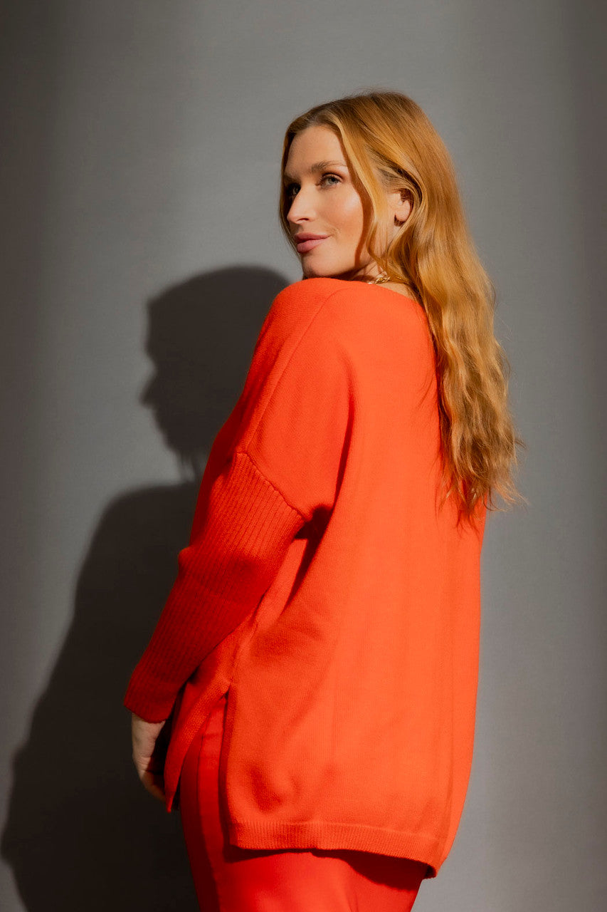 Orange Classic Oversized Jumper Orange S/M