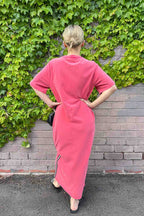 Red Washed Cotton Sport Dress