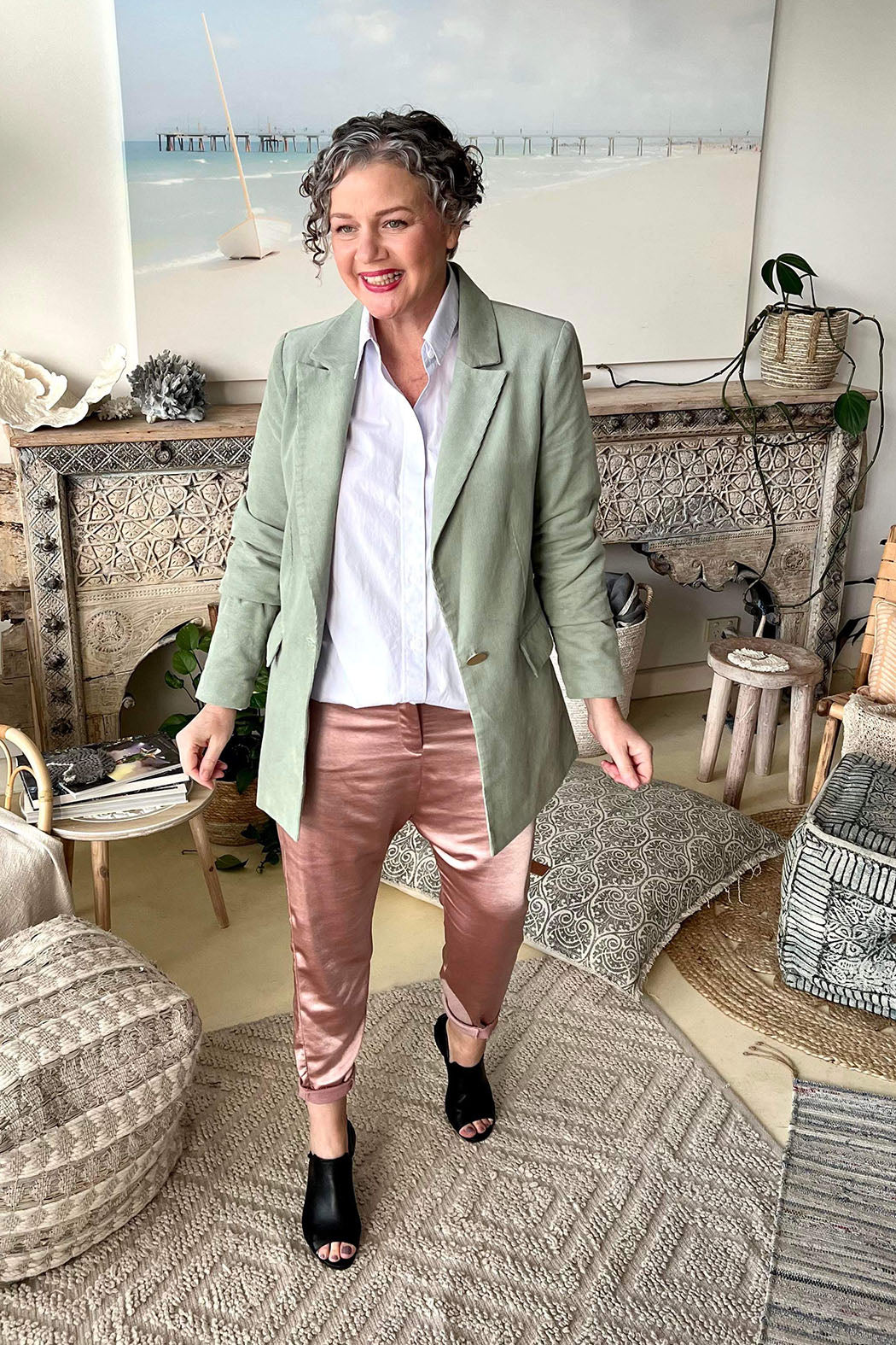 Pink Satin Droppie - Nt