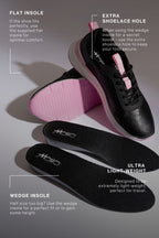 Pink/Black Sequin Sneaker