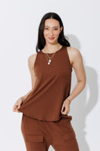 Brown Tencel Flippy Cami