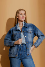 Mid Denim Love Jacket Mid Denim