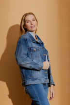 Mid Denim Love Jacket Mid Denim