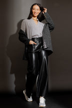Stripe Lurex Blogger Shirt
