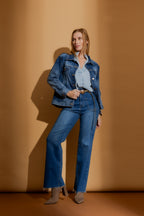 Mid Denim Love Jacket Mid Denim