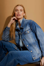 Mid Denim Love Jacket Mid Denim