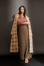 Red Print Blogger Shirt