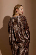 Snake Velvet Jumper