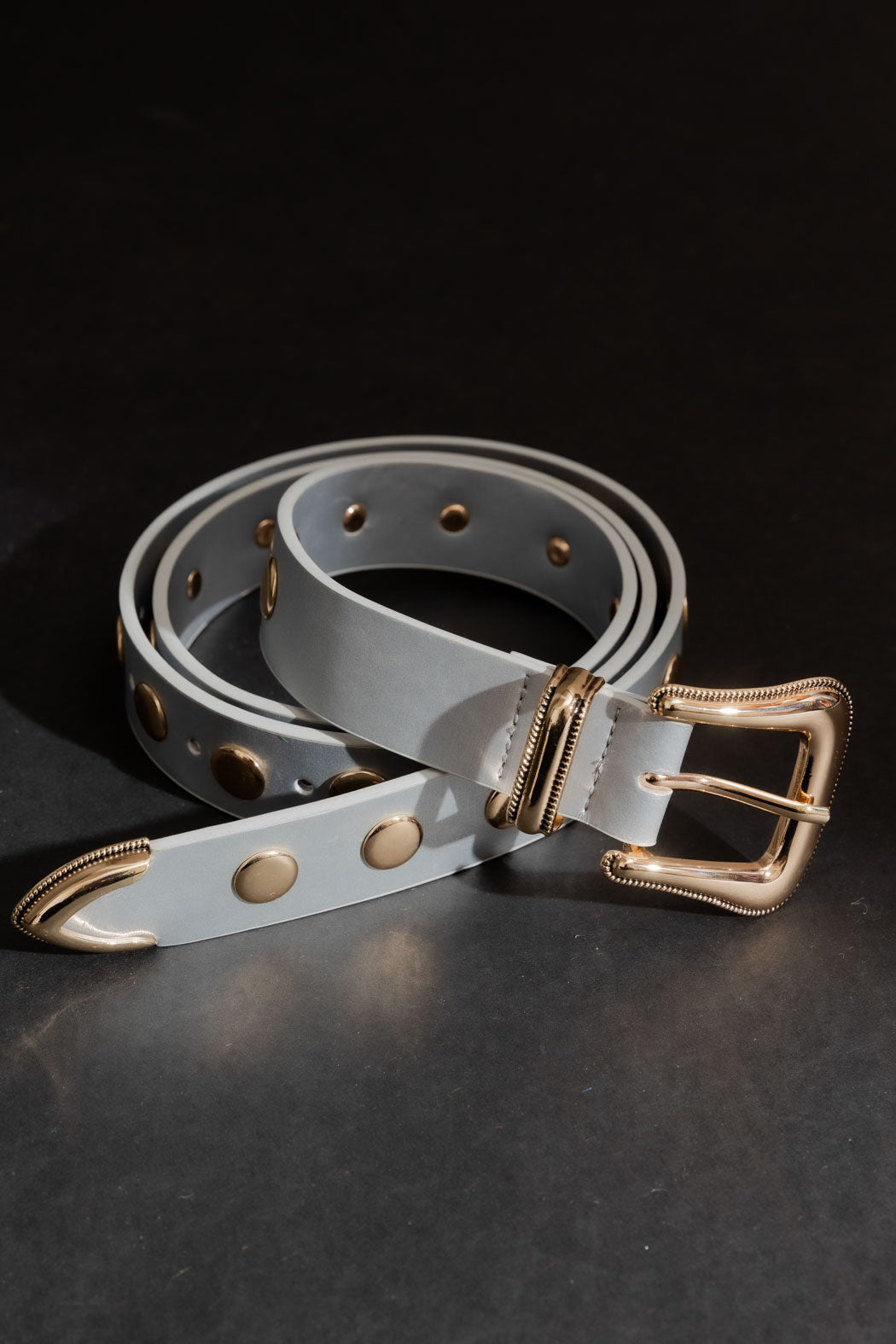 Silver Stud Belt Silver O/S