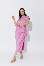 Pink Silky Harlow Dress