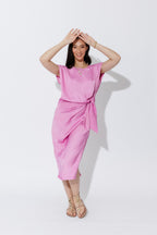Pink Silky Harlow Dress