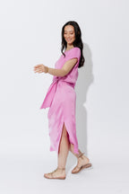 Pink Silky Harlow Dress