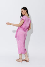 Pink Silky Harlow Dress