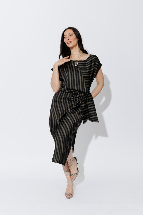 Speckled Stripe Harlow Dress