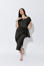 Speckled Stripe Harlow Dress