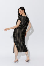 Speckled Stripe Harlow Dress