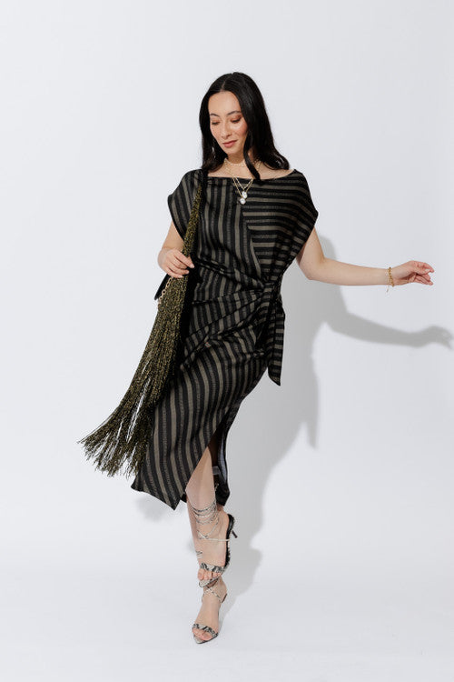 Speckled Stripe Harlow Dress