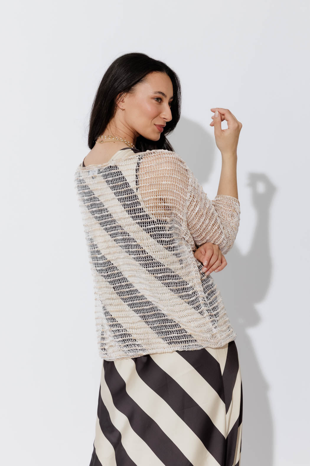 Oatmeal Slouch Knit Jumper