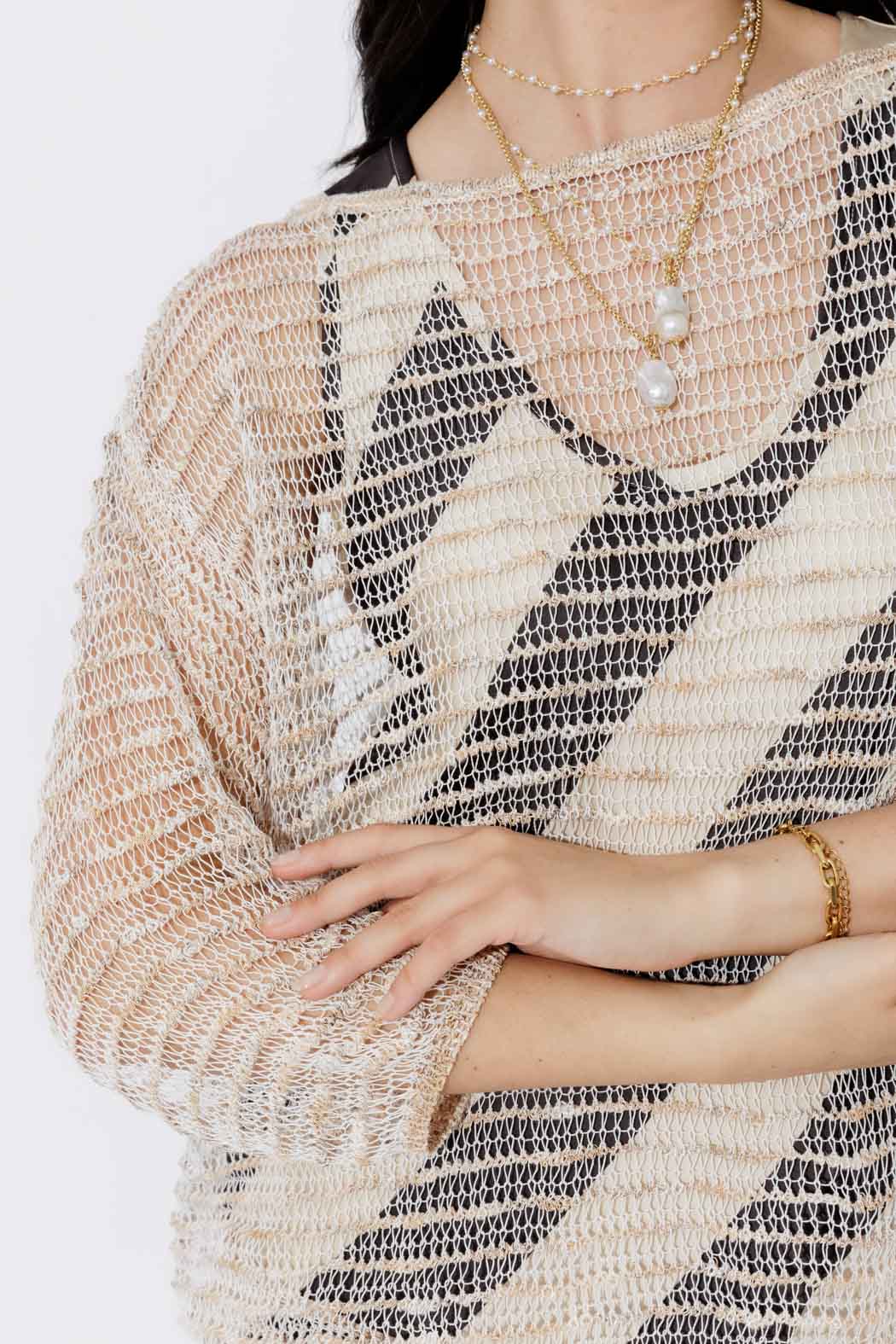 Oatmeal Slouch Knit Jumper
