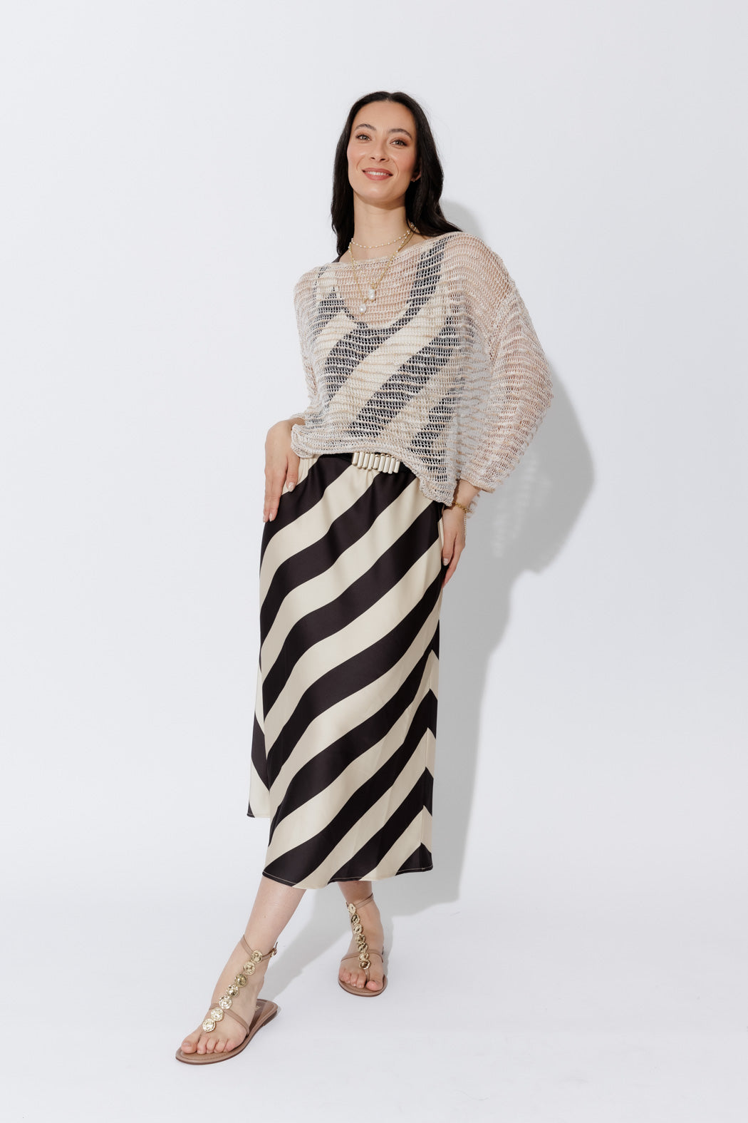 Oatmeal Slouch Knit Jumper