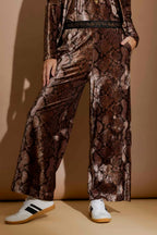 Snake Velvet Lounge Pant