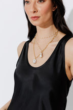 Black Glow Bias Dress