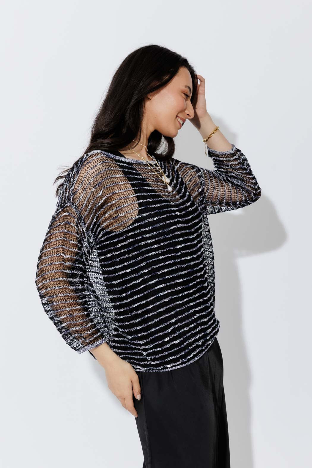 Midnight Slouch Knit Jumper