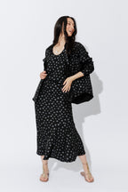 Black Spot Angle Pocket Shirt