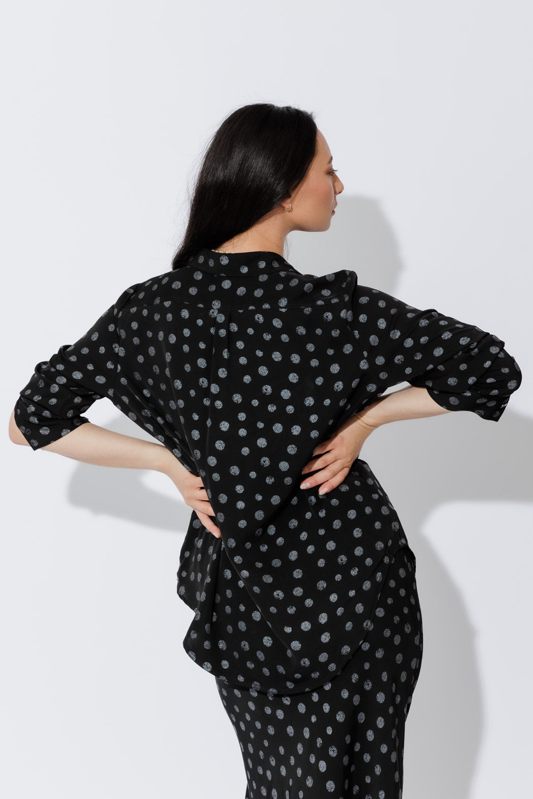 Black Spot Angle Pocket Shirt