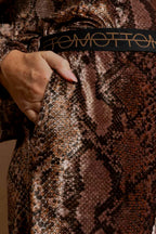 Snake Velvet Lounge Pant