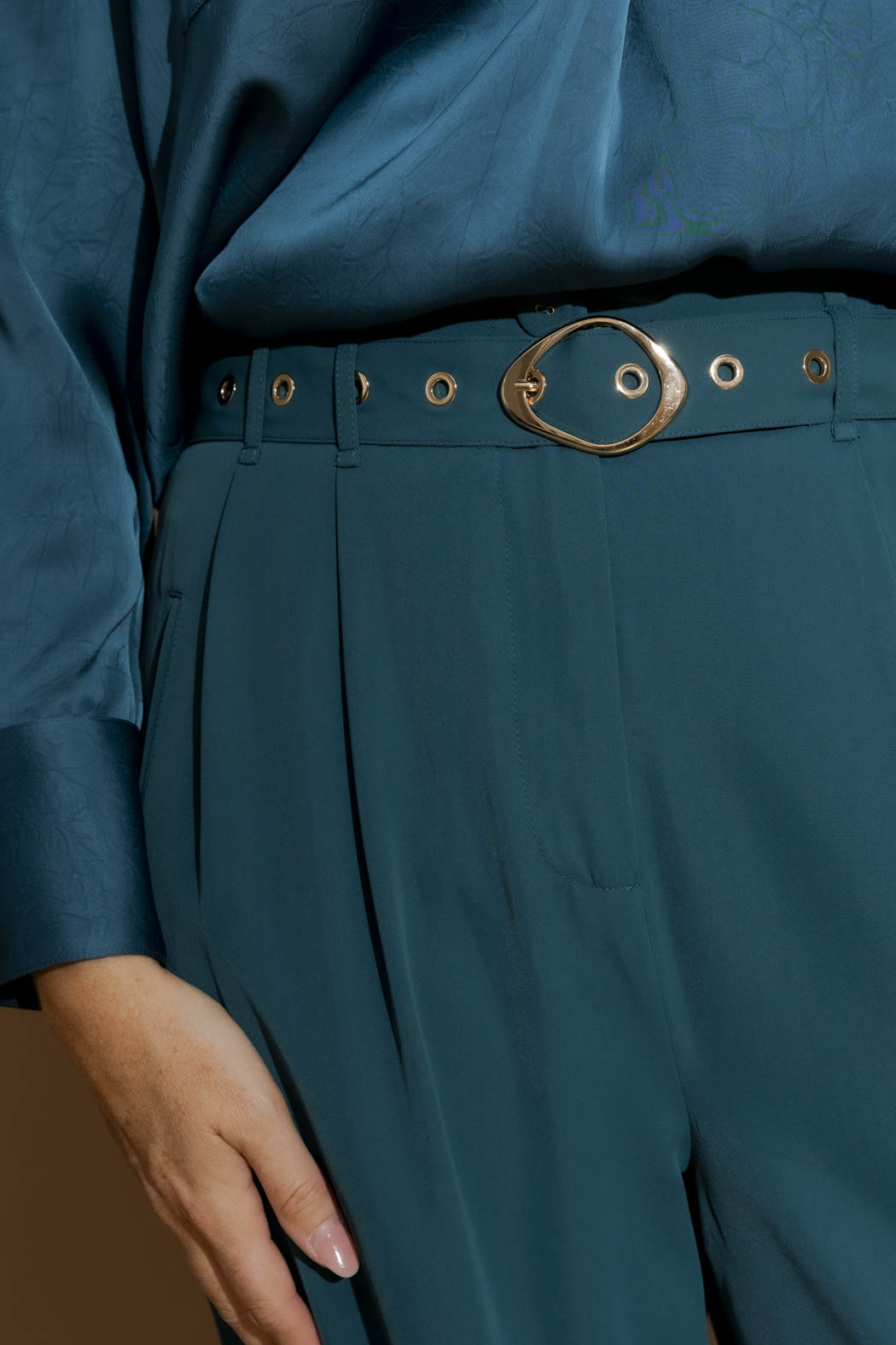 Teal Euro Cleo Pant