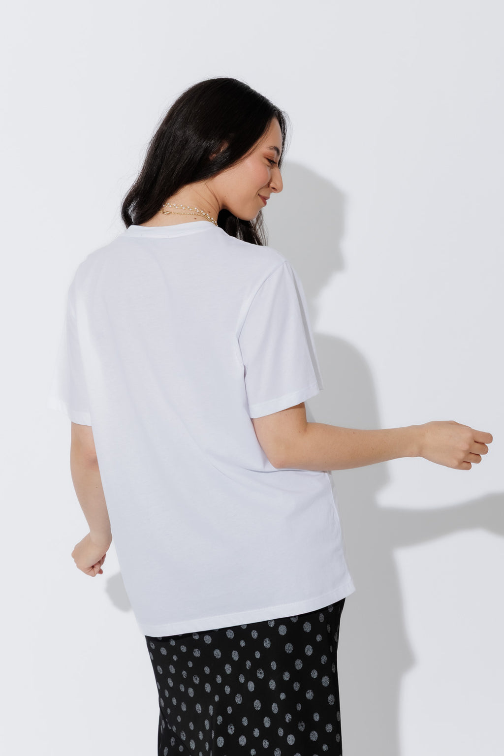 White Pearl Oversized T-Shirt