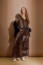 Snake Velvet Lounge Pant