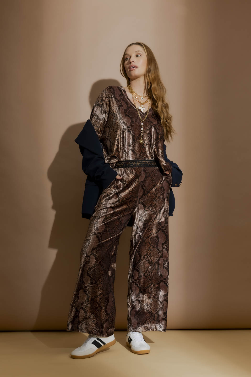 Snake Velvet Lounge Pant