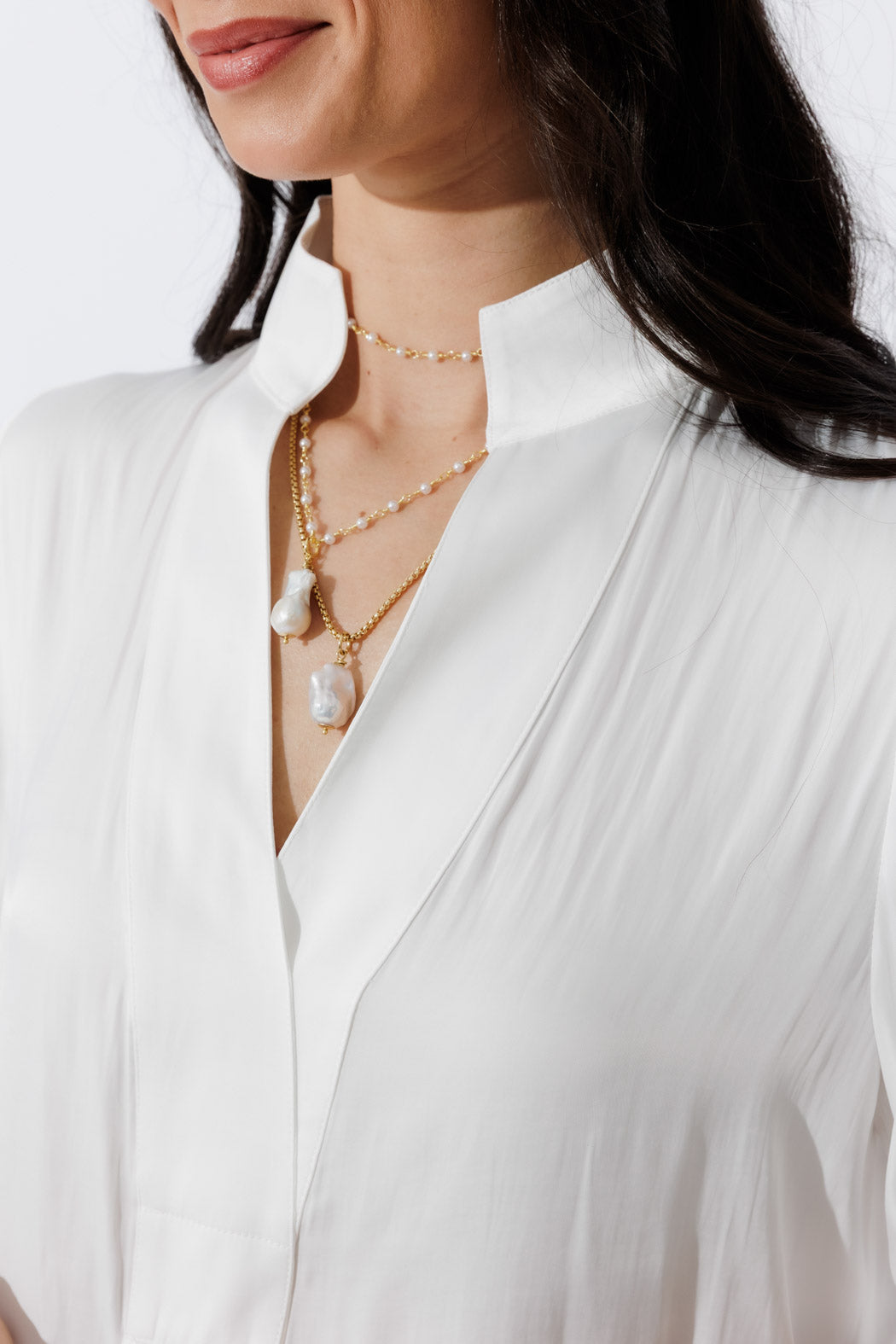 White Milan Blogger Shirt